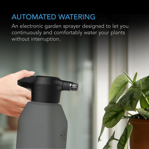 Automatic Water Sprayer, 2-Liter Electric Mister, Graphite