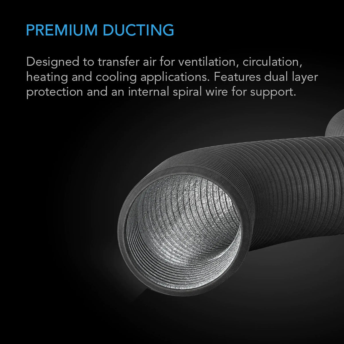 Ac Infinity, Flexible Four-Layer Ducting, 6-Inch – LED GROW SHOP UK