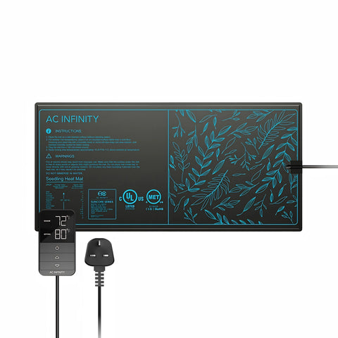 SUNCORE H3, Seedling Heat Mat with Heat Controller, IP-67 Waterproof, 10" x 20.75"