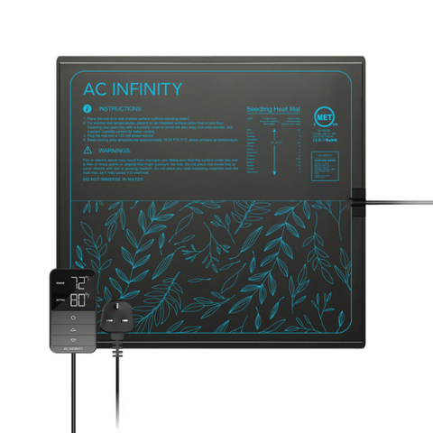 SUNCORE H5, Seedling Heat Mat with Heat Controller, IP-67 Waterproof, 20" x 20.75"