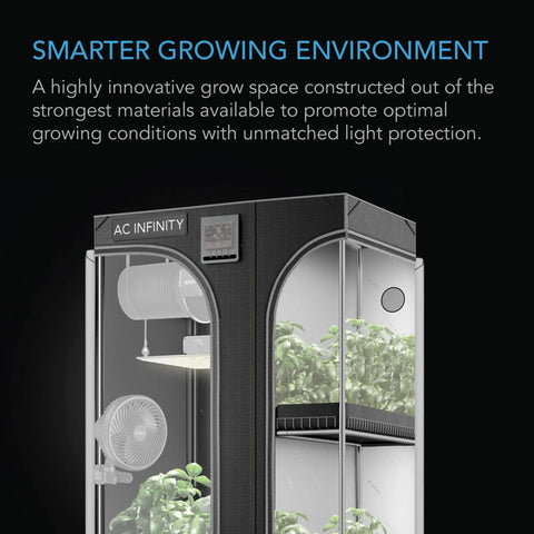 Cloudlab 864D, 2-In-1 Advance Grow Tent 5x4, 150 x 120 x 200 cm AC INFINITY