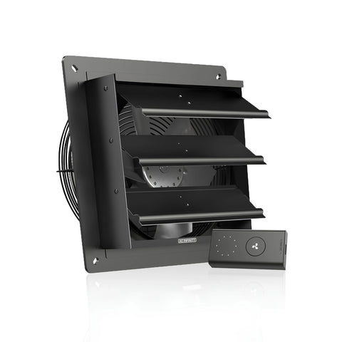 Airlift S10, Shutter Exhaust Ventilation Fan 10", Speed Controller
