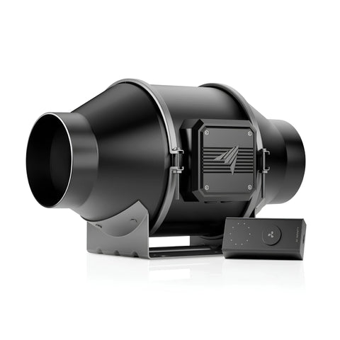 Cloudline Pro S4, Quiet Inline Duct Fan System With Speed Controller, 4-Inch