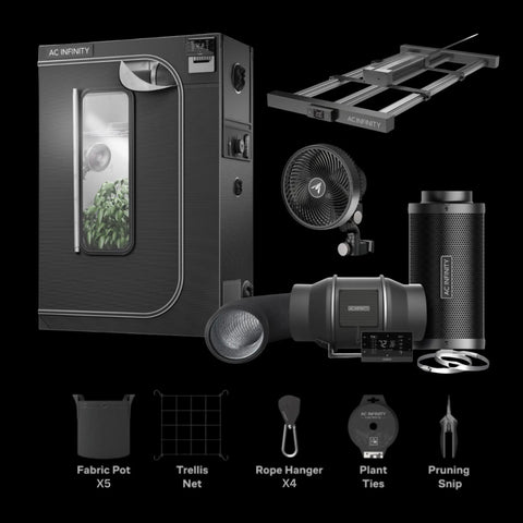 AC Infinity AI Advanced Combo 4x2 120 x 60 x 180cm LED GROW SHOP UK