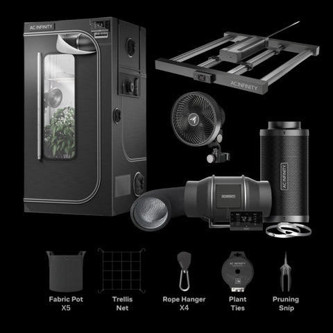 AC Infinity AI Advanced Combo 3x3 90 x 90 x 180cm LED GROW SHOP UK