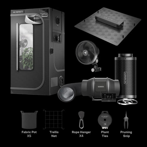 AC Infinity AI Advanced Combo 3x3 90 x 90 x 180cm LED GROW SHOP UK