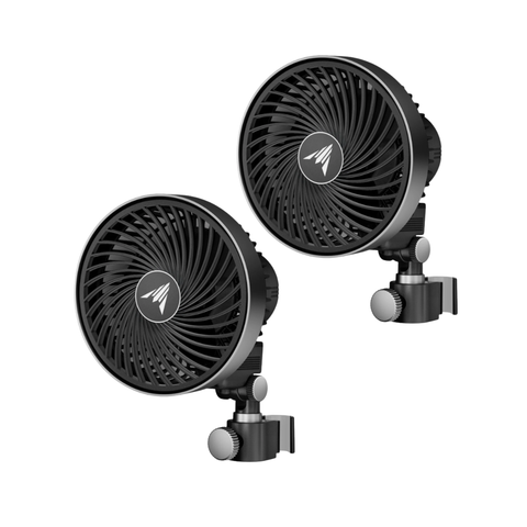 CLOUDRAY S4 2-Pack, Ultra-Compact Grow Tent Clip Fan 4” with Long-Life EC Motor, 10-Level Dynamic Fan Speeds, 10-Level Auto Oscillation, Specialized High-Velocity Circulation