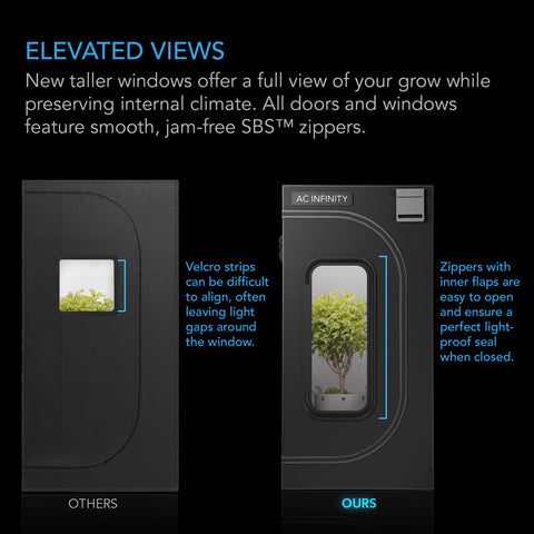 Cloudlab 866, Advance Grow Tent 5X5, 2000D Diamond Mylar Canvas, 60" X 60" X 80"