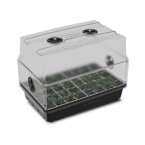 Humidity Dome, Propagation Kit With Height Extension, 5X8 Cell Tray