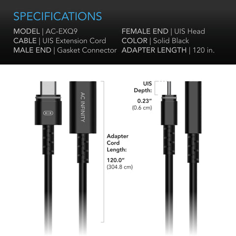 UIS Controller to Device Cable for Controller AI+, Controller 69 Pro and Pro+, Female to Male, 10 ft