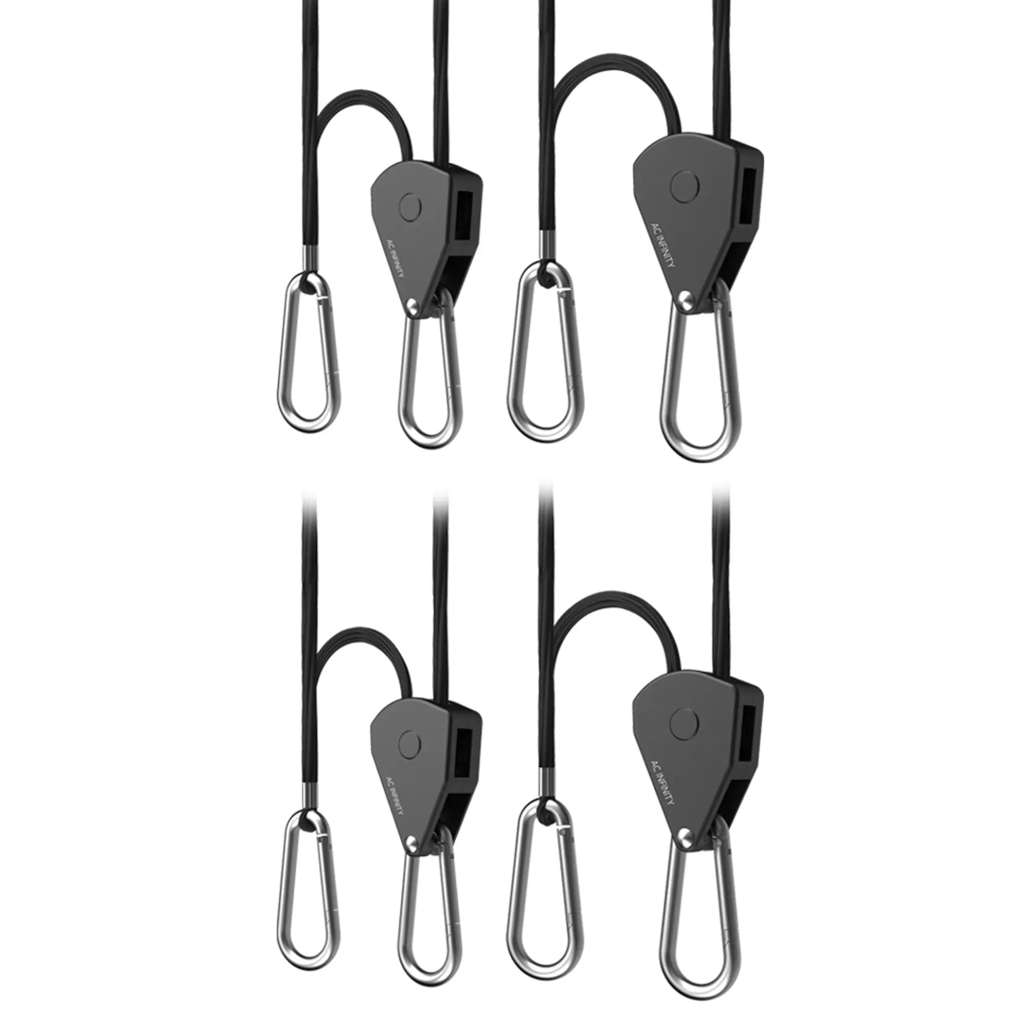Heavy-Duty Adjustable Rope Clip Hanger, Two Pairs – LED GROW SHOP UK