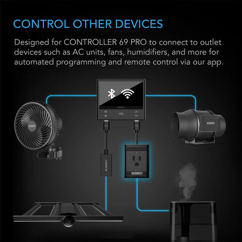 UIS Control Plug, for Outlet-Powered Equipment AC INFINITY