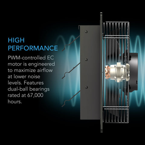 AIrlift S20, Shutter Exhaust Ventilation Fan 20", Speed Controller
