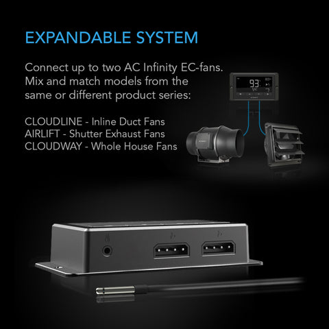 AC Infinity Controller 67, Temperature and Humidity Controller