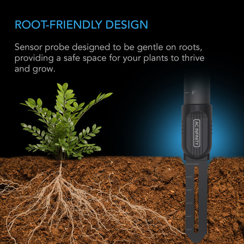 Soil Sensor Probe Exclusively for Controller AI+, Monitors Moisture and Saturation Levels, IP67-Water Resistant