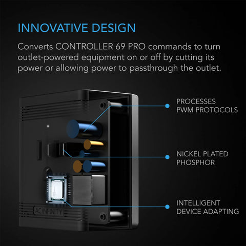UIS Control Plug, for Outlet-Powered Equipment AC INFINITY