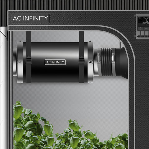 Ac Infinity, Inline Duct Fan Silencer, 8-Inch