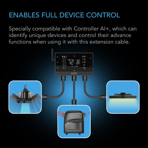 UIS Controller to Device Cable for Controller AI, Controller 69 Pro and Pro+, Male to Male, 10 ft.