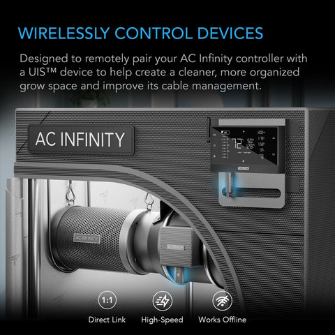 UIS 1-to-1 Transmitter & Receiver, Wirelessly Connects UIS Devices and Controllers, 2-Pack