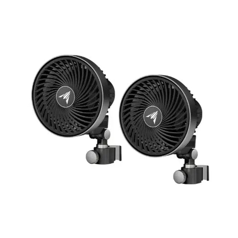 CLOUDRAY S4 2-Pack Ultra-Compact Grow Tent Clip Fan 4” with Long-Life EC Motor, 10-Level Dynamic Fan Speeds, 10-Level Auto Oscillation, Specialized High-Velocity Circulation
