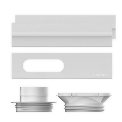 Clearance Item AC Infinity Window Duct Kit, Adjustable Vent Port for Inline Fans