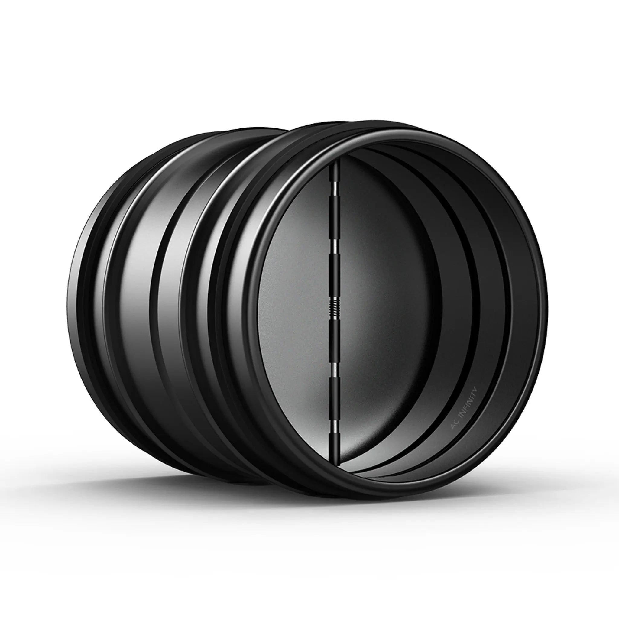 Ducting Inset Ac Infinity Backdraft Damper Ducting Insert, 8-Inch, Black Galvanized ...